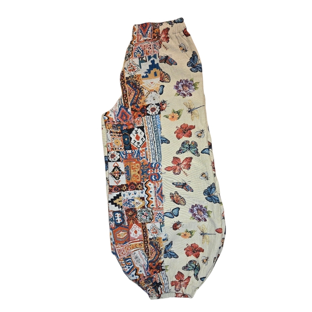 Floral Patchwork Harem Pants - image 11